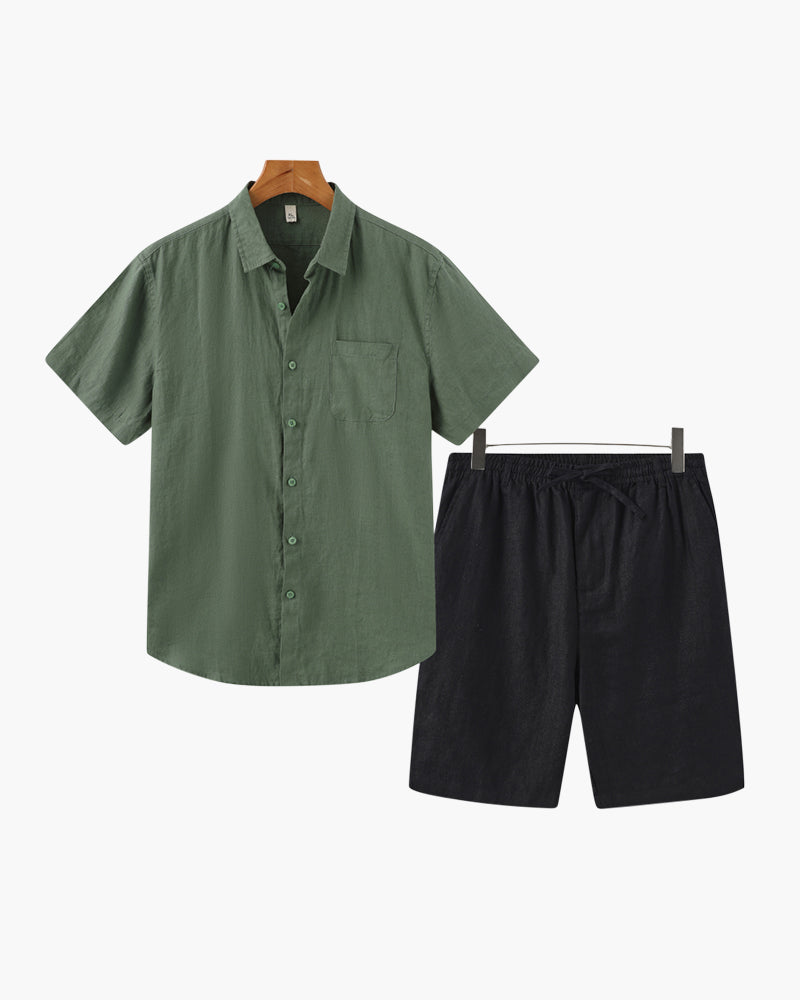 Old Money Linen Combo (Shorts)