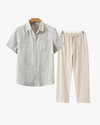 Old Money Linen Combo (Short Sleeve)