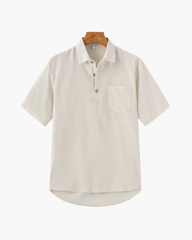 Casablanca - Linen Polo Shirt