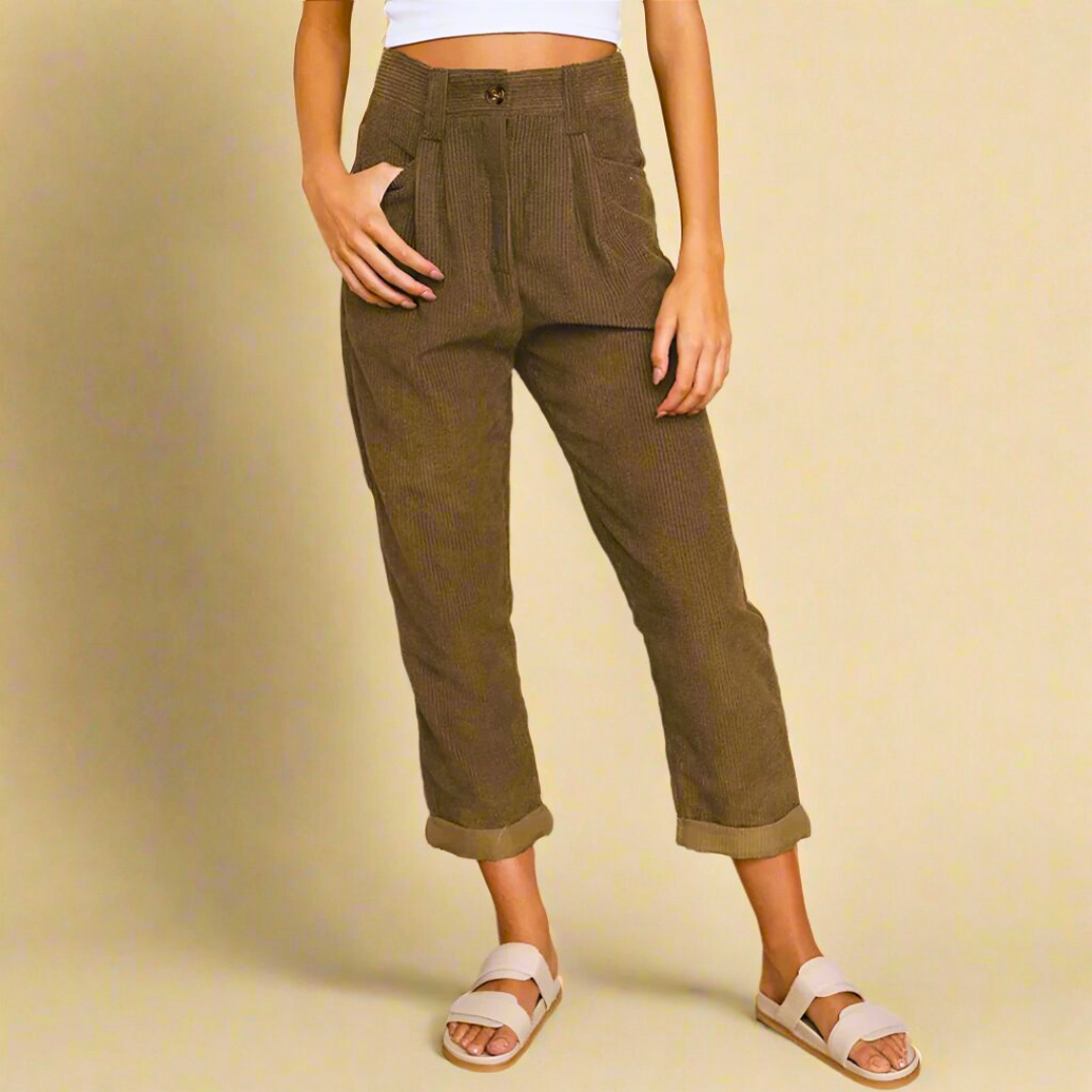 Elena - Corduroy trousers