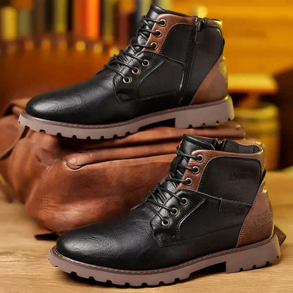 Jethro | Lace-up boots made of premium leather