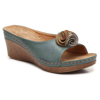 LIDIA™ - Comfortable leather orthopedic sandals for women